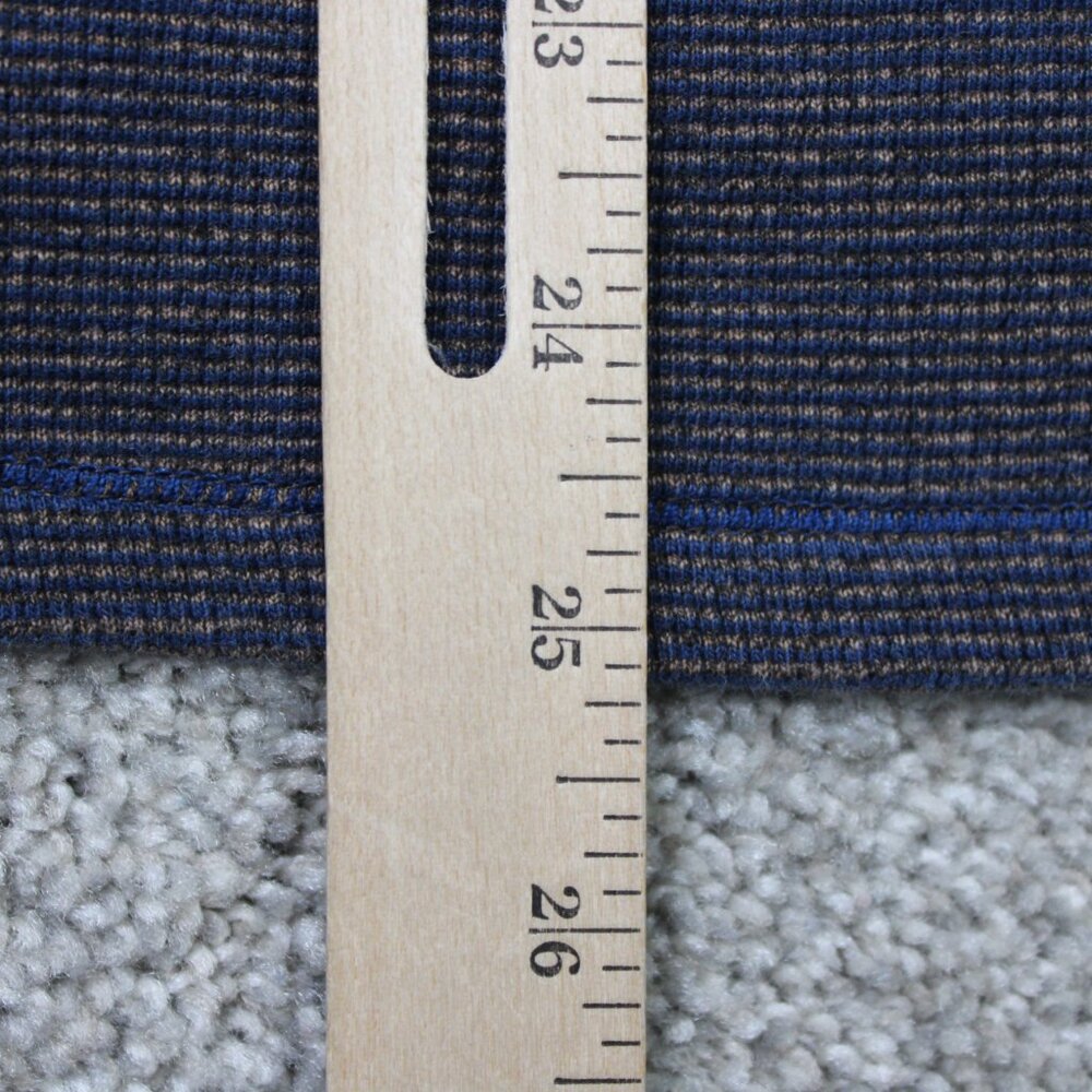 Robert Graham Sweatshirt Mens Large Blue 1/4 Zip 100% Cotton‎ Pullover Sweater - Picture 9 of 9